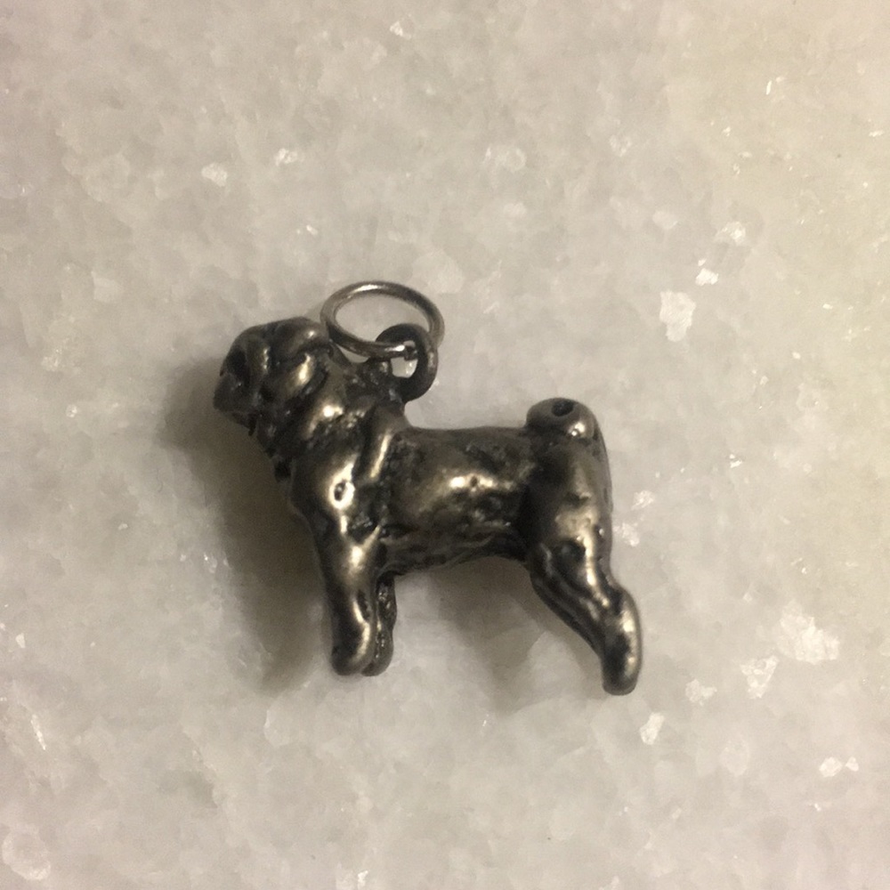 Silver Pug Pendant
